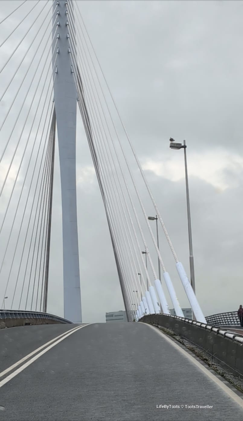 Bridge road symbolizing transition and personal growth