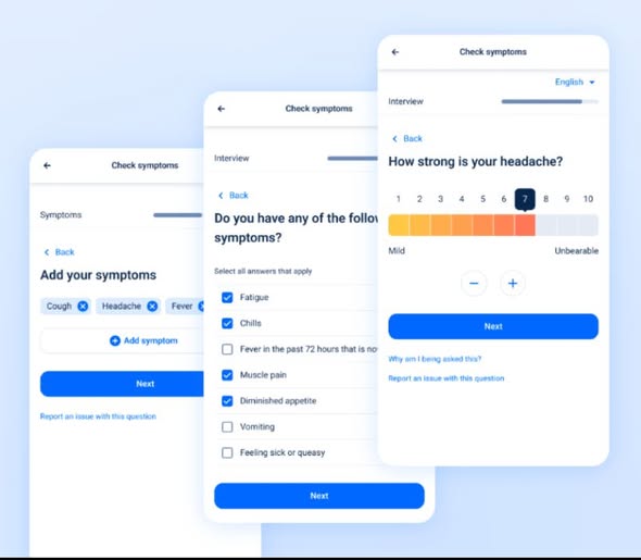 Digital triage system and AI healthcare reflection